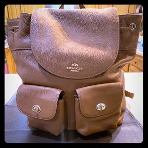 Coach backpack purse